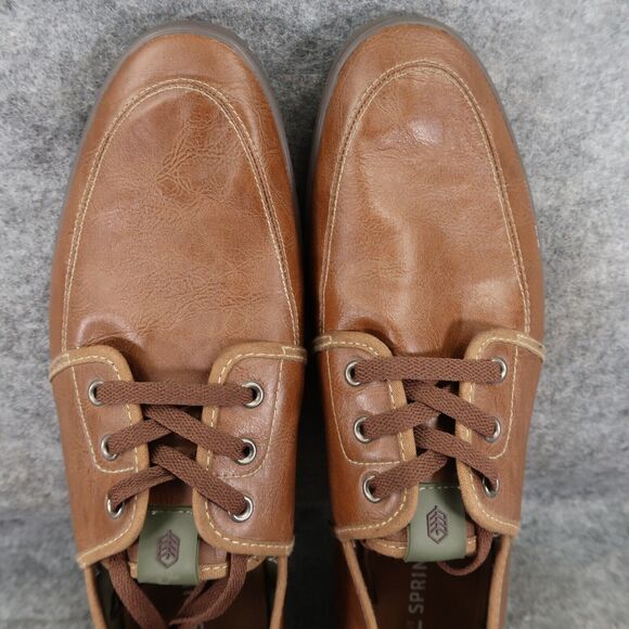 Call It Spring Shoes Mens 13 Casual Oxford Sneaker Chukka Lace Up Classic Brown - Picture 8 of 15